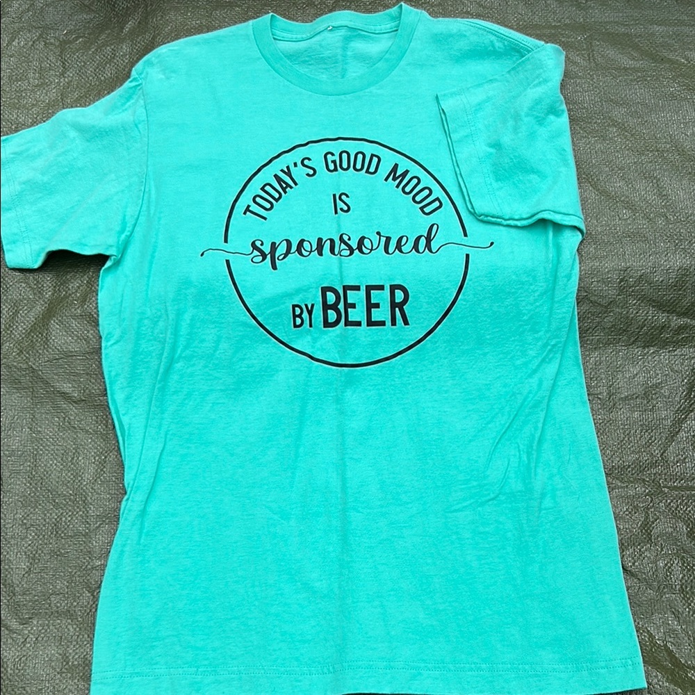 Graphic Teal T-Shirt